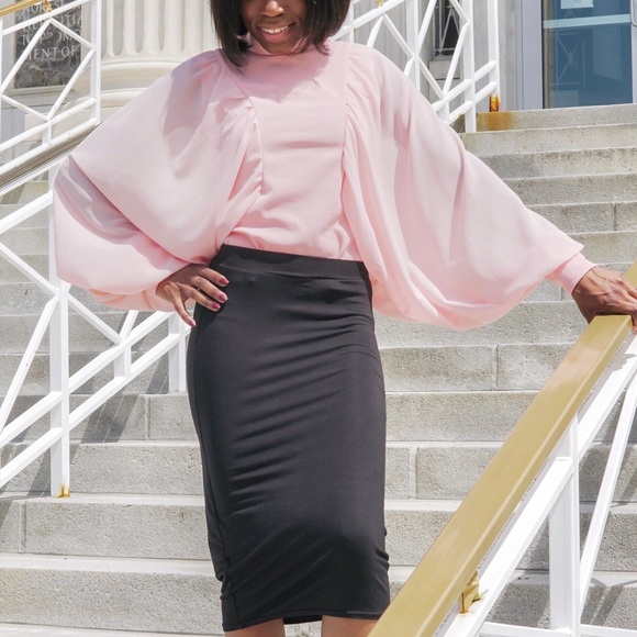 Pink Batwing Shirt - Picture 1 of 1